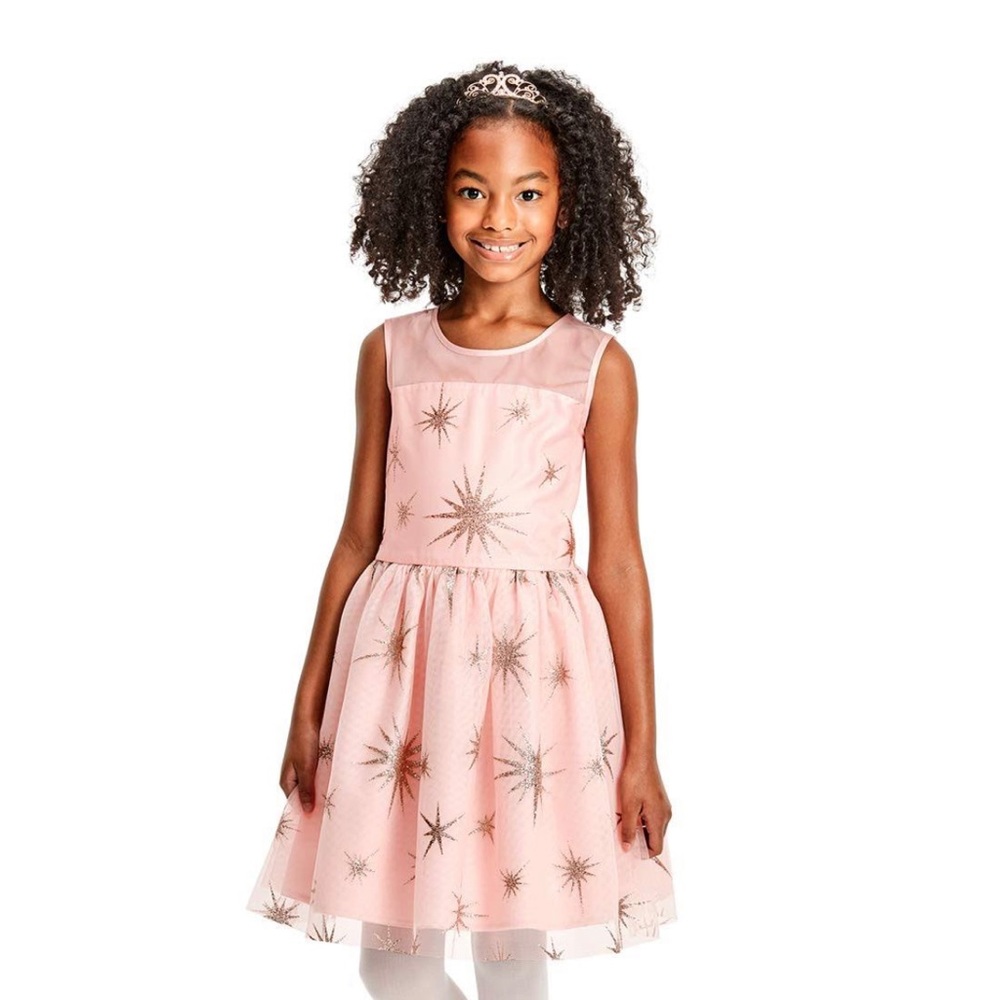 The Children's Place Glitter Star Party Dress